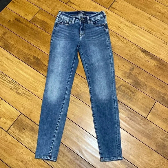 Silver mazy super skinny jeans - Picture 1 of 7